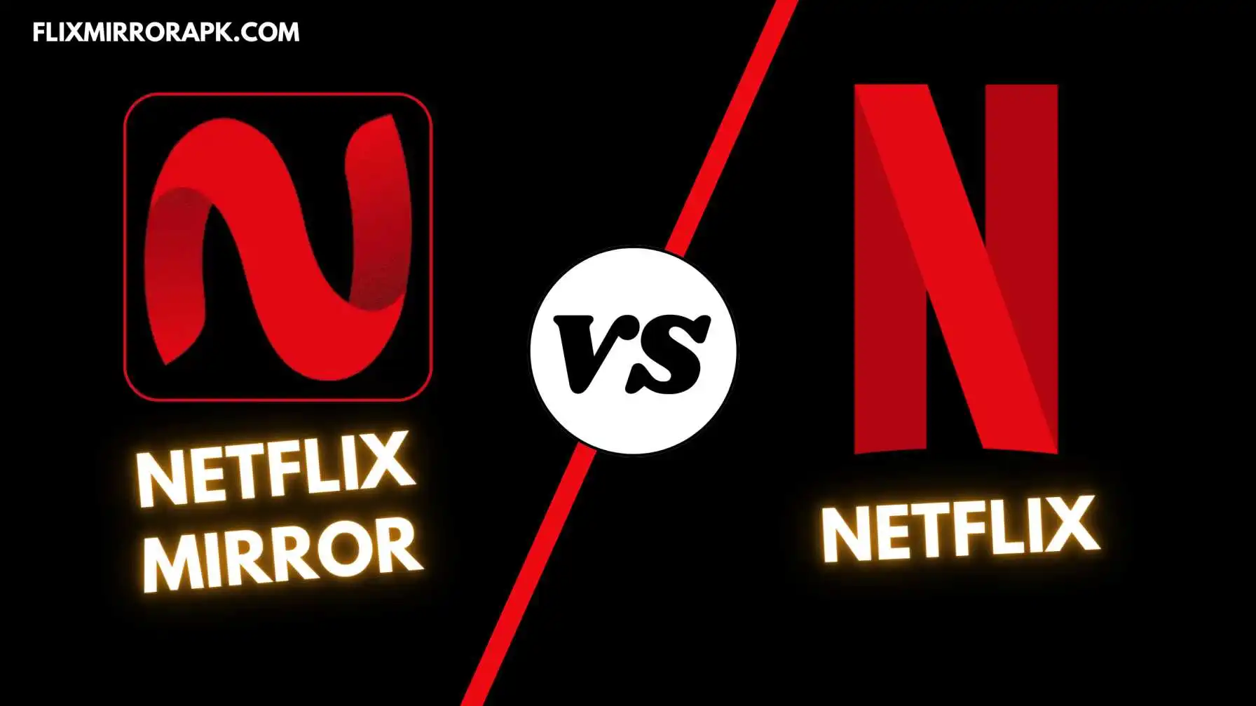 Netflix Mirror APK Vs. Official Netflix