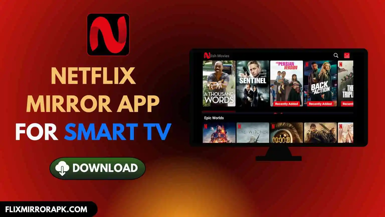 Netflix Mirror APP for Smart TV