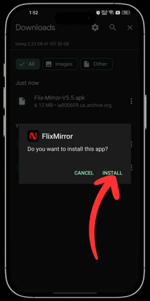 Netflix Mirror Step 9